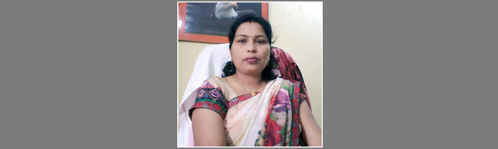 Image of the principal of Mahatma GAndhi Institute of Nursing Jabalpur M.P. Mrs. Rashi Sharma